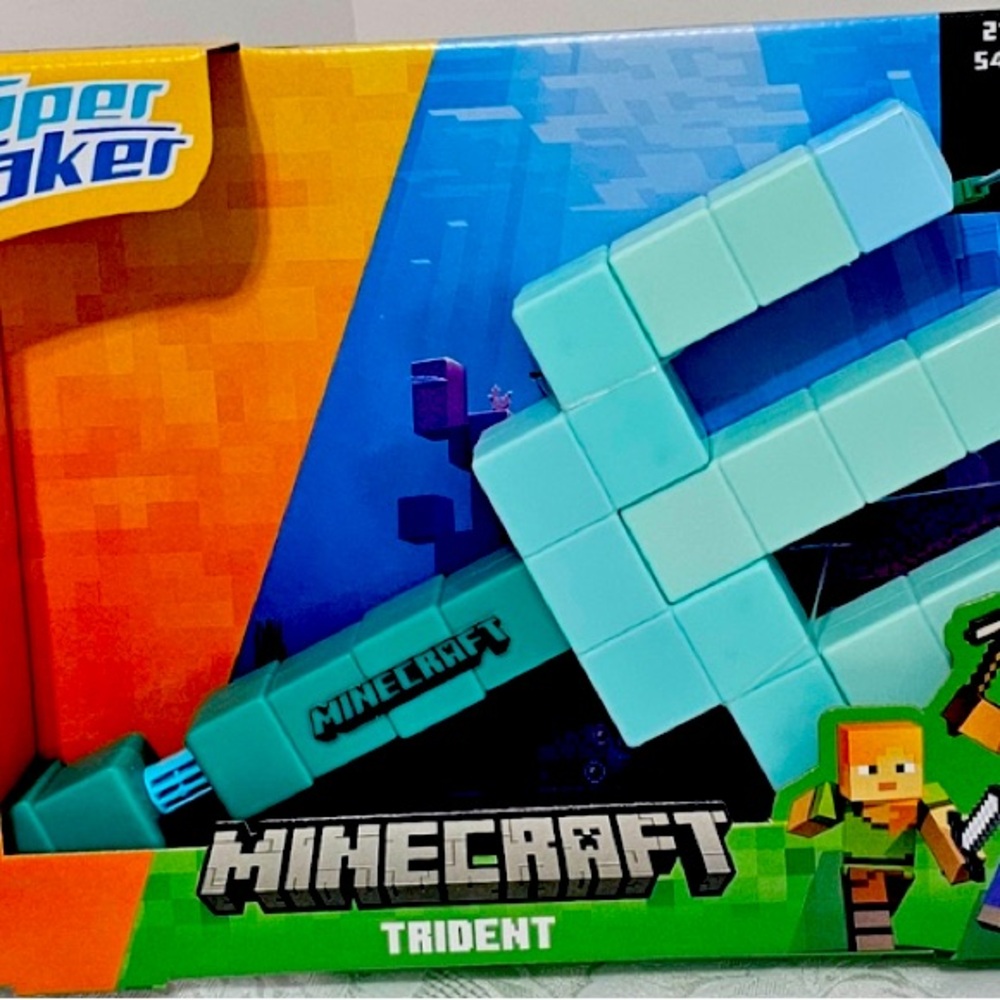 Nerf Minecraft Super blaster water toy.